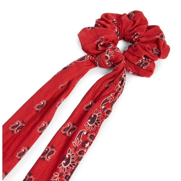 Saint Laurent Bandana-Print Scrunchie NWT - Picture 2 of 3